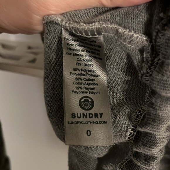 Sundry hoodie sweatshirt with drawstring waist - Picture 6 of 6